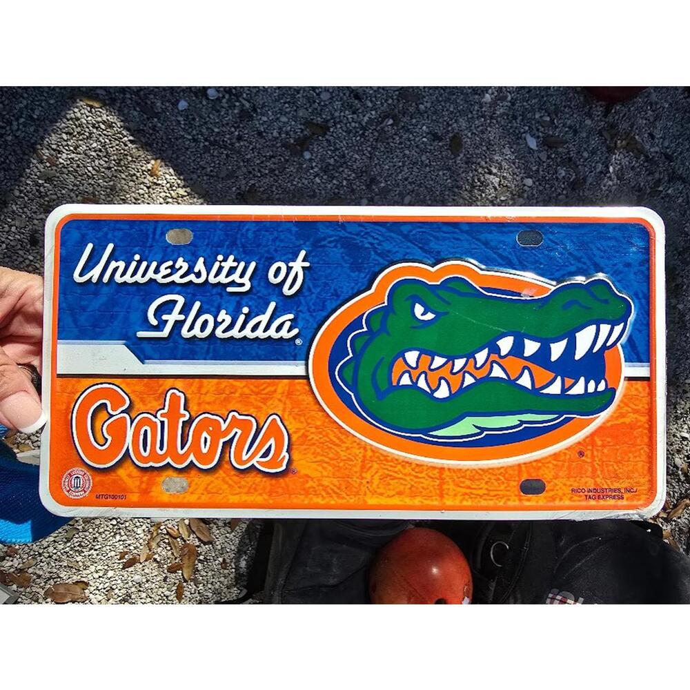 UF Gators Licence Plate (New in Shrinkwrap)